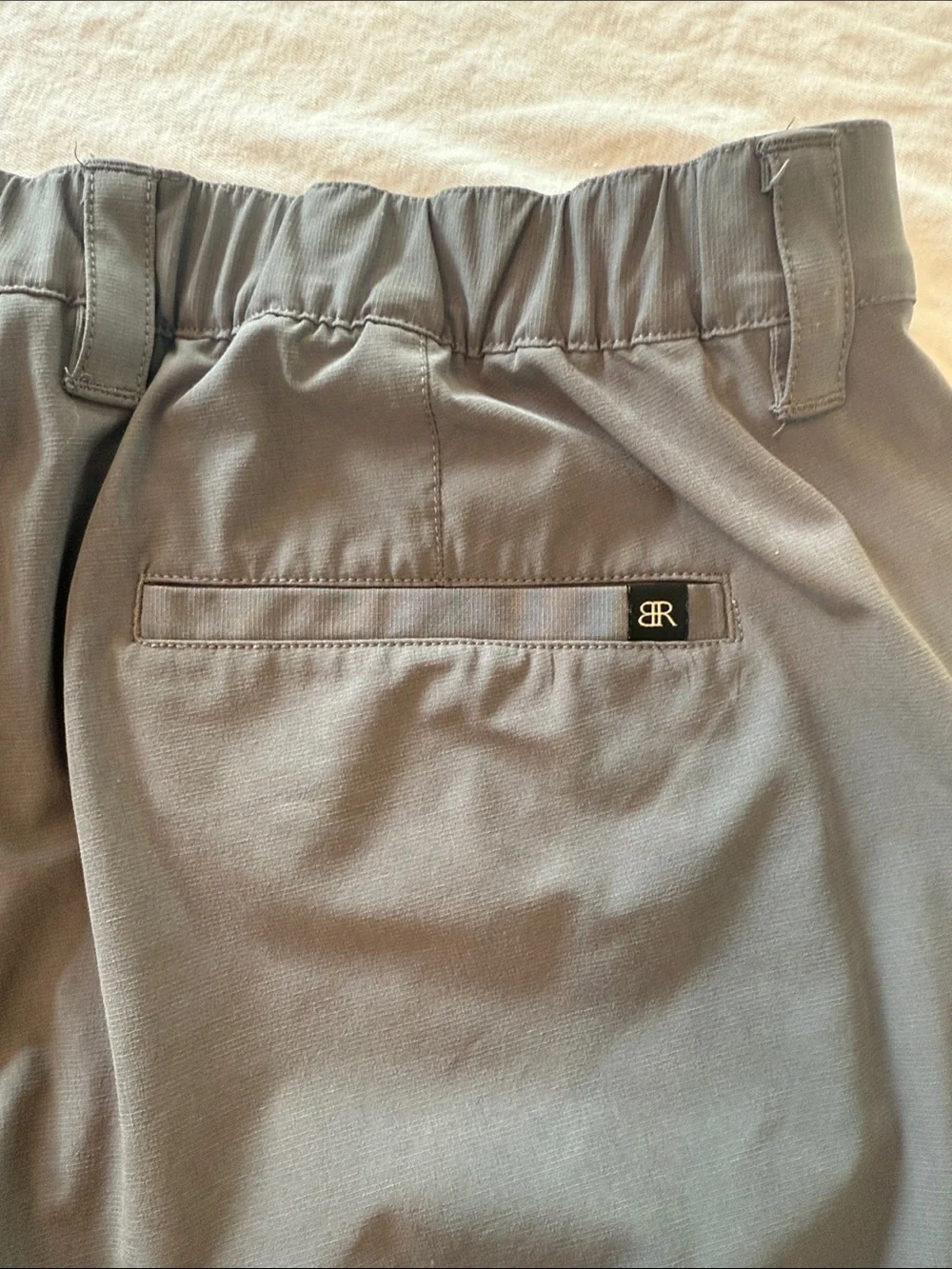 Banana Republic Flat Front Shorts Mens 34  Gray Golf beach vacation casual
